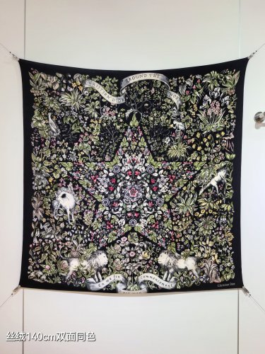 5 RDO2535Double sided same color 140x140cm 70% cashmere 30% silkDior's_1620