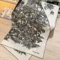 5 RDO2536Double sided same color 140x140cm 70% cashmere 30% silkDior's_1616