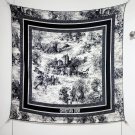 5 RDO2537Double sided same color 140x140cm 70% cashmere 30% silkDior's