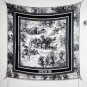 5 RDO2537Double sided same color 140x140cm 70% cashmere 30% silkDior's