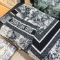 5 RDO2537Double sided same color 140x140cm 70% cashmere 30% silkDior's