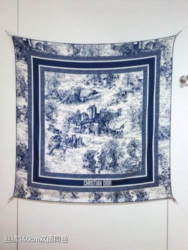 5 RDO2537Double sided same color 140x140cm 70% cashmere 30% silkDior's_1112
