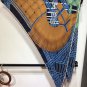 5 RHMS2466 Original Herm &Atilde;&uml; s [Two Horses Weaving Love] Velvet Triangle Scarf, synchron