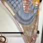 5 RHMS2466 Original Herm &Atilde;&uml; s [Two Horses Weaving Love] Velvet Triangle Scarf, synchron_2208