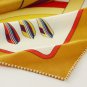 5 RHMS2468 Original Herm &Atilde;&uml; s [Rainbow] Velvet Triangle Scarf, synchronized at the coun