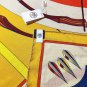 5 RHMS2468 Original Herm &Atilde;&uml; s [Rainbow] Velvet Triangle Scarf, synchronized at the coun