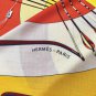 5 RHMS2468 Original Herm &Atilde;&uml; s [Rainbow] Velvet Triangle Scarf, synchronized at the coun