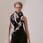 5 RHMS2468 Original Herm &Atilde;&uml; s [Rainbow] Velvet Triangle Scarf, synchronized at the coun_2200