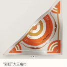 5 RHMS2468 Original Herm è s [Rainbow] Velvet Triangle Scarf, synchronized at the coun_2202
