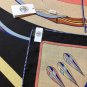 5 RHMS2468 Original Herm &Atilde;&uml; s [Rainbow] Velvet Triangle Scarf, synchronized at the coun_2203