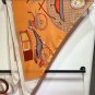 5 RHMS2469 Original Herm &Atilde;&uml; s Velvet Triangle Scarf [Automotive Evolution History], syn