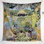 5 RHMS2547Double sided same color 140x140cm 70% cashmere 30% silkHermes'