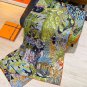 5 RHMS2547Double sided same color 140x140cm 70% cashmere 30% silkHermes'