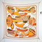 5 RHMS2548Double sided same color 140x140cm 70% cashmere 30% silkHermes' Thalassa