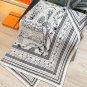 5 RHMS2553Double sided same color 140x140cm 70% cashmere 30% silkHermes' Amazon Ce_4027