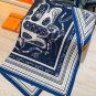 5 RHMS2553Double sided same color 140x140cm 70% cashmere 30% silkHermes' Amazon Ce_4028