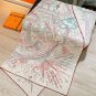 5 RHMS2554Double sided same color 140x140cm 70% cashmere 30% silkHermes' '' Connec_575