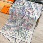 5 RHMS2554Double sided same color 140x140cm 70% cashmere 30% silkHermes' '' Connec_3580