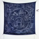 5 RHMS2554Double sided same color 140x140cm 70% cashmere 30% silkHermes' '' Connec_3581