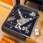 5 RHMS2555Double sided same color 140x140cm 70% cashmere 30% silkHermes' Starry C
