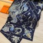 5 RHMS2555Double sided same color 140x140cm 70% cashmere 30% silkHermes' Starry C