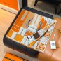 5 RHMS2556Double sided same color 140x140cm 70% cashmere 30% silkHermes' Silver Fl