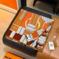 5 RHMS2556Double sided same color 140x140cm 70% cashmere 30% silkHermes' Silver Fl_1613