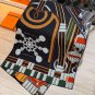 5 RHMS2556Double sided same color 140x140cm 70% cashmere 30% silkHermes' Silver Fl_1614