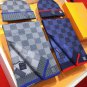 5 RLV1955 [Premium Set] LV Super Hard Goods Thick checkered cashmere scarf+hat super_5555