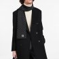 5 RLV2105 [Original Gift Box Set] Classic LV Checkered Wool Scarf+Hat This soft wool_5552