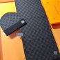 5 RLV2105 [Original Gift Box Set] Classic LV Checkered Wool Scarf+Hat This soft wool_5552