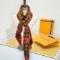 5 RLV2541Double sided same color 140x140cm 70% cashmere 30% silkLV x TM Monogram C_2161