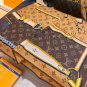 5 RLV2543Double sided same color 140x140cm 70% cashmere 30% silkLV&atilde;��Monogram Confi_4548