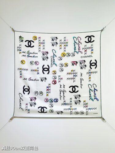 5 SCC250618mm double-sided 90x90cm diagonal silkChanel's_1151