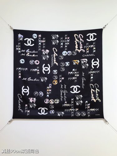 5 SCC250618mm double-sided 90x90cm diagonal silkChanel's_4585