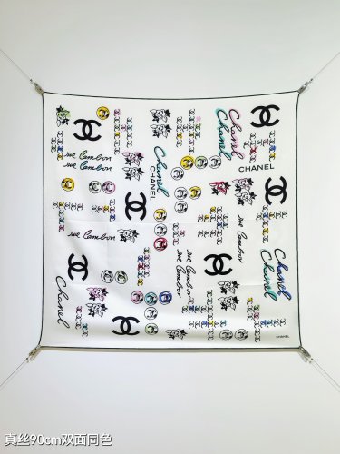 5 SCC250618mm double-sided 90x90cm diagonal silkChanel's_4586