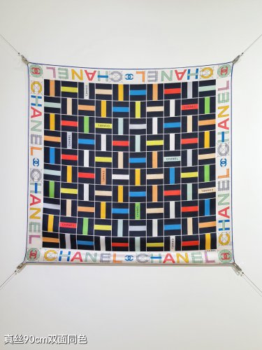 5 SCC251118mm double-sided 90x90cm diagonal silkChanel's