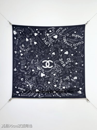 5 SCC251218mm double-sided 90x90cm diagonal silkChanel's_308