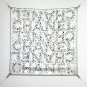 5 SCC251318mm double-sided 90x90cm diagonal silkChanel's