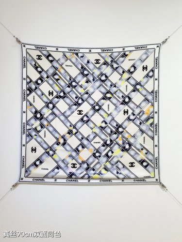 5 SCC251418mm double-sided 90x90cm diagonal silkChanel's_5542