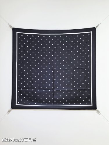 5 SCC251818mm double-sided 90x90cm diagonal silkChanel's