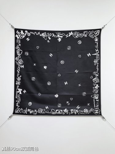 5 SCC251918mm double-sided 90x90cm diagonal silkChanel's_5538