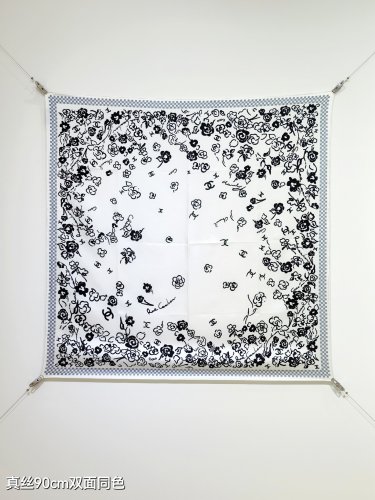 5 SCC252018mm double-sided 90x90cm diagonal silkChanel's