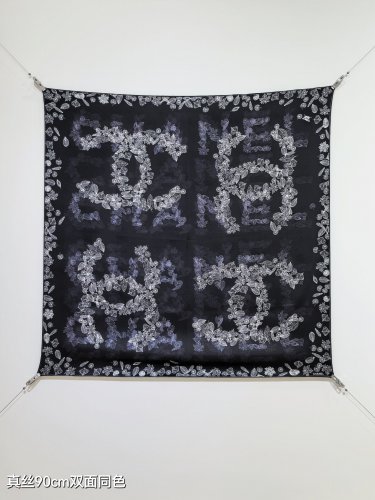 5 SCC252418mm double-sided 90x90cm diagonal silkChanel's