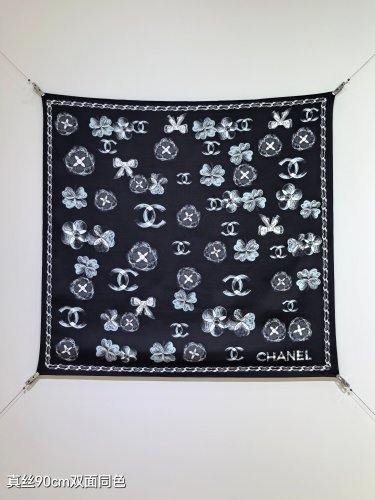 5 SCC252918mm double-sided 90x90cm diagonal silkChanel's_4060