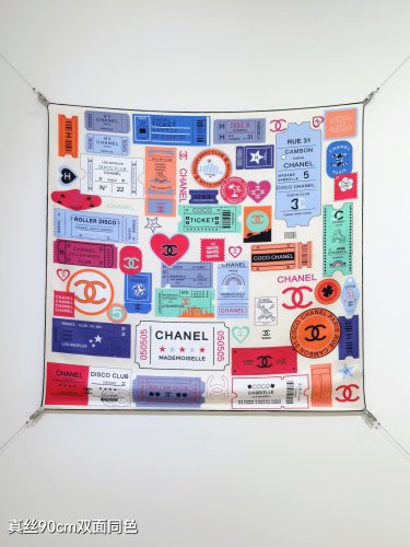 5 SCC253018mm double-sided 90x90cm diagonal silkChanel's_4058