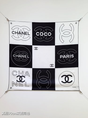 5 SCC253618mm double-sided 90x90cm diagonal silkChanel's