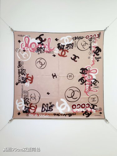 5 SCC253918mm double-sided 90x90cm diagonal silkChanel's