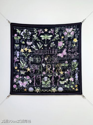 5 SDO251418mm double-sided 90x90cm diagonal silkDior's 1947