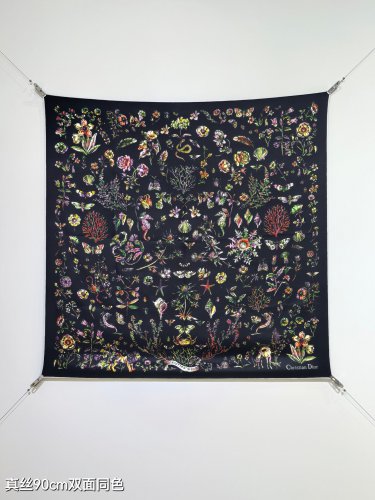 5 SDO251618mm double-sided 90x90cm diagonal silkDior's Cabinet de Curiosit &Atilde;&copy; s_2191